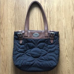 Small navy tote